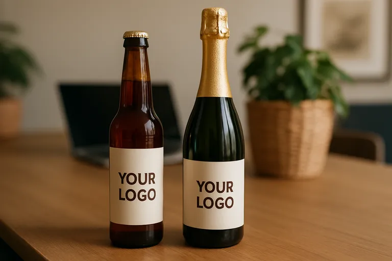Een uniek statement maken met gepersonaliseerde bier- en champagneflessen